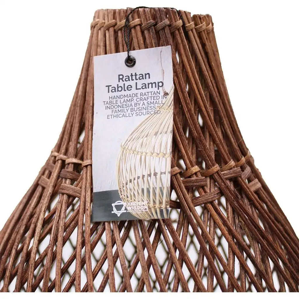 Emmy Jane Natural Homeware Handmade Rattan Table Lamps - Black Brown or Natural Home & Garden > Lighting > Lamps > Handmade Rattan Table Lamps emmy-jane-boutique.myshopify.com