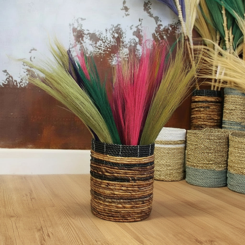 Ancient Wisdom Natural Homeware - Pampas Grass Broom Set of 4 - Sustainable & Fairly Traded Home & Garden > Decor > Dried Flowers > Pampas Grass Broom Set emmy-jane-boutique.myshopify.com