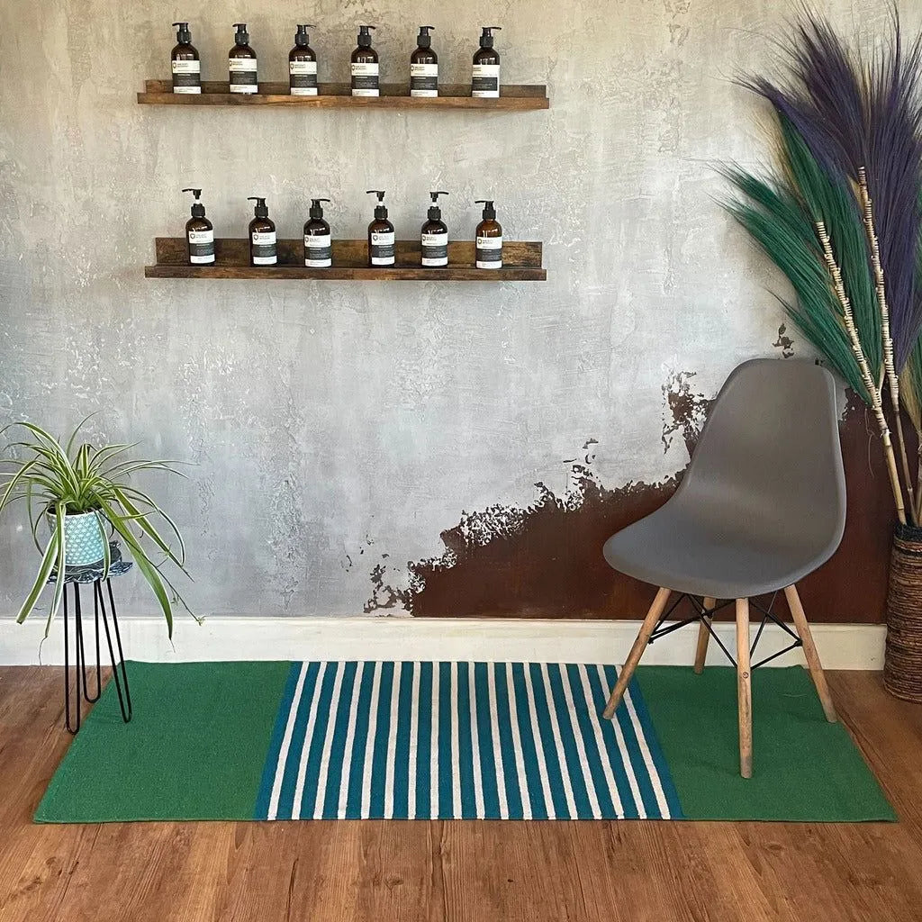 Emmy Jane Natural Indian Cotton Rugs - Striped Design - 6 Great Colours Home & Garden > Decor > Rugs > Natural Indian Cotton Rugs > Striped Rugs emmy-jane-boutique.myshopify.com