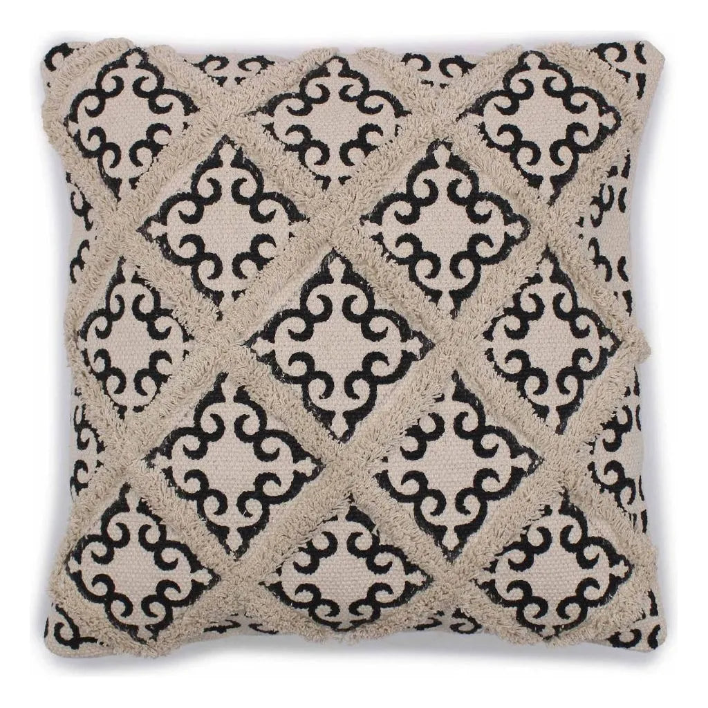 Ancient Wisdom Classic Indian Cotton Cushion Covers - Geometric Designs & Neutral Colours Home & Garden > Decor > Throw Pillows > Cushion Covers emmy-jane-boutique.myshopify.com