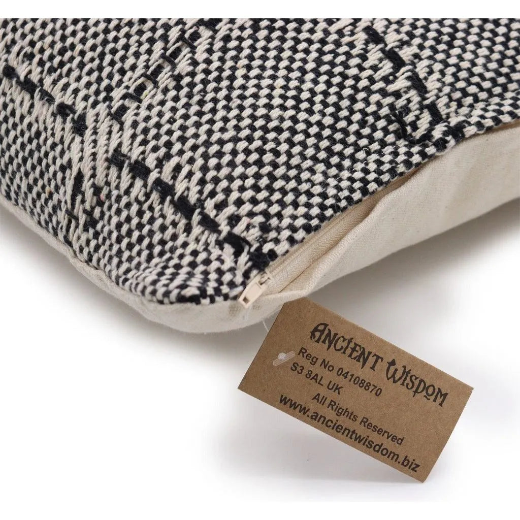 Ancient Wisdom Classic Indian Cotton Cushion Covers - Geometric Designs & Neutral Colours Home & Garden > Decor > Throw Pillows > Cushion Covers emmy-jane-boutique.myshopify.com