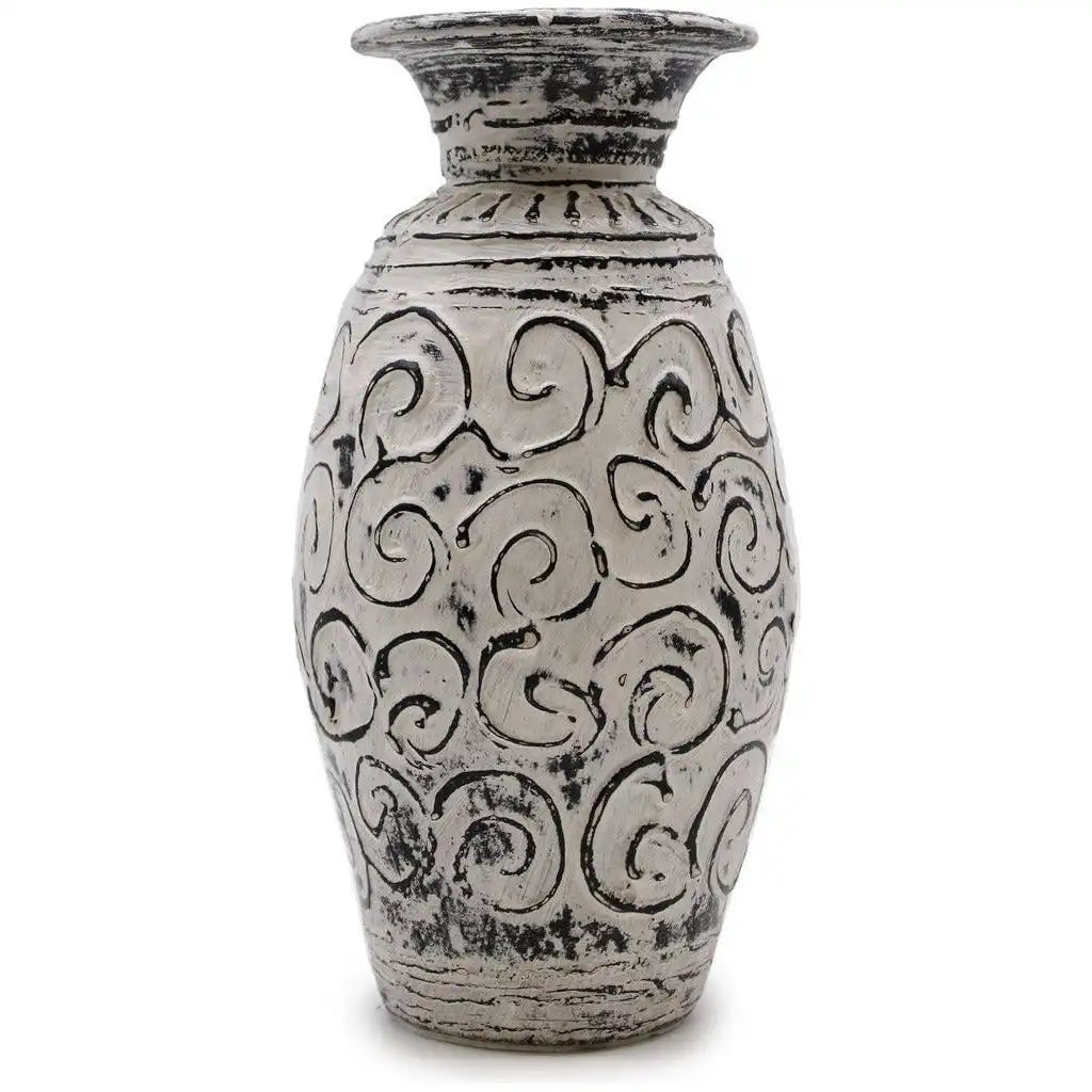 Emmy Jane Ceramic Vases from Lombok - Indonesian pottery - Fairly Traded - Black & White Home & Garden > Decor > Vases > Ceramic Vases from Lombok > Indonesian pottery Vases > Fairly Traded vases > Black & White Vases emmy-jane-boutique.myshopify.com