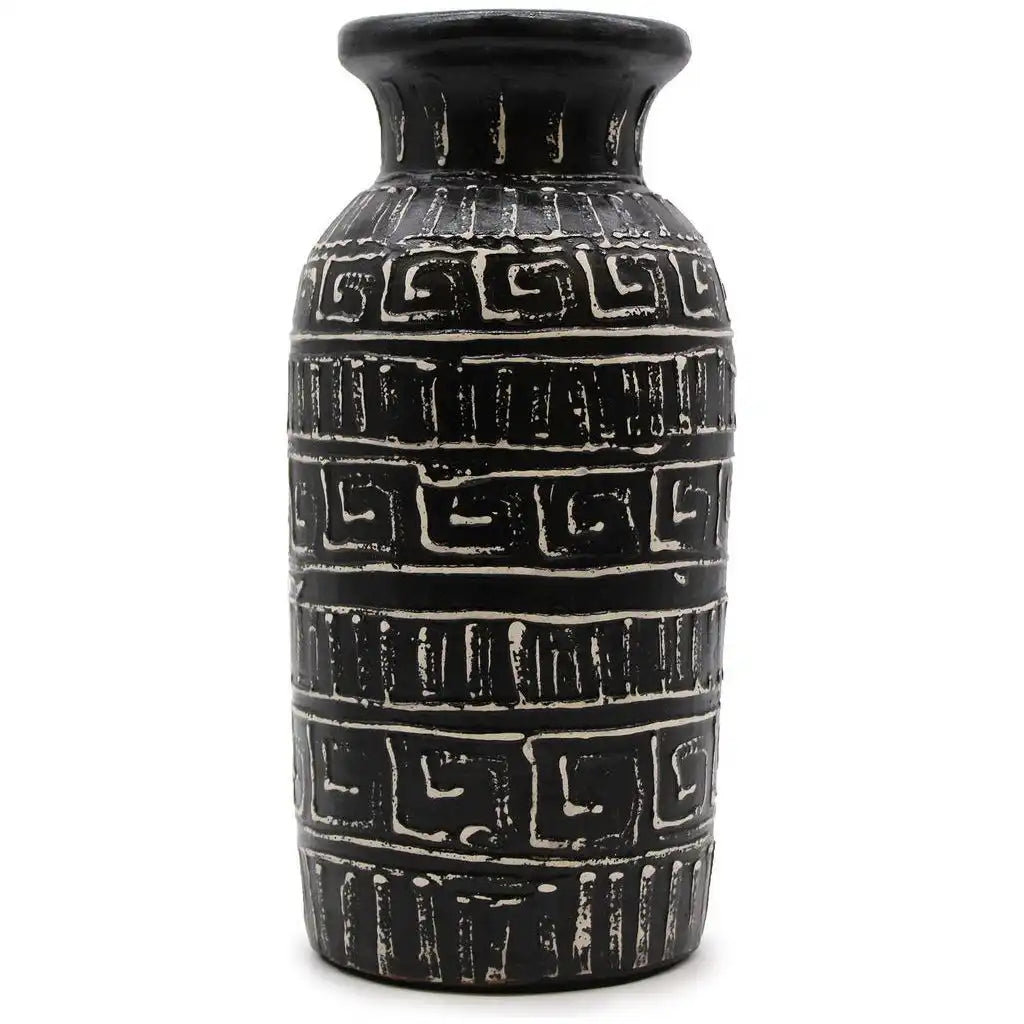 Emmy Jane Ceramic Vases from Lombok - Indonesian pottery - Fairly Traded - Black & White Home & Garden > Decor > Vases > Ceramic Vases from Lombok > Indonesian pottery Vases > Fairly Traded vases > Black & White Vases emmy-jane-boutique.myshopify.com