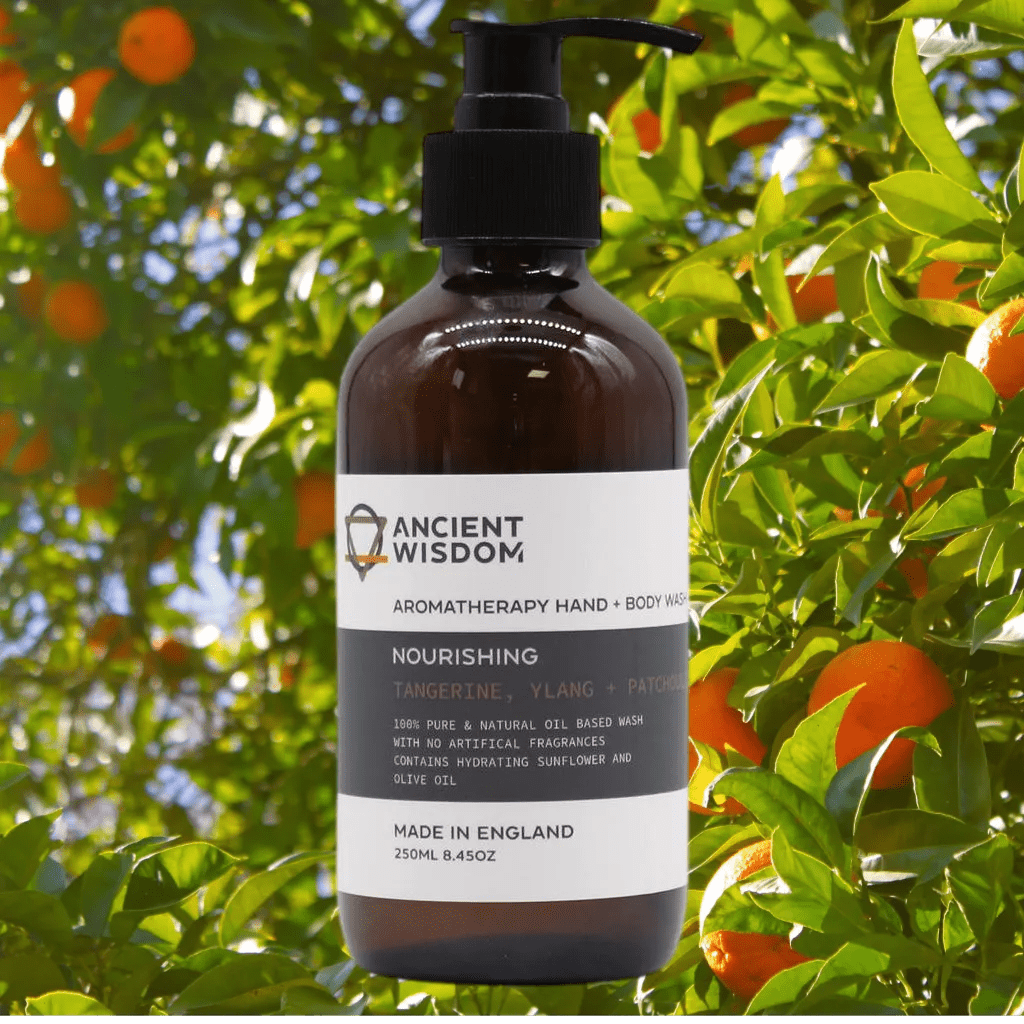Ancient Wisdom Aromatherapy Hand & Body Wash with Essential Oils - Ancient Wisdom Health & Beauty > Personal Care > Cosmetics > Bath & Body > Body Wash > Aromatherapy Hand & Body Wash > Essential Oil Body Wash emmy-jane-boutique.myshopify.com