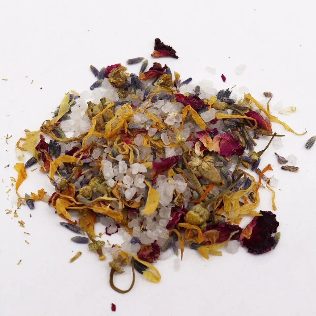 Ancient Wisdom Natural Bath Salts - Floral Bath Soak & Facial Steam Blend - Vegan Friendly Health & Beauty > Personal Care > Cosmetics > Bath & Body > Bath Additives > Bath Salts > Vegan Bath Salts > Natural Bath Salts with Flowers > Floral Bath Soak & Facial Steam Blend emmy-jane-boutique.myshopify.com