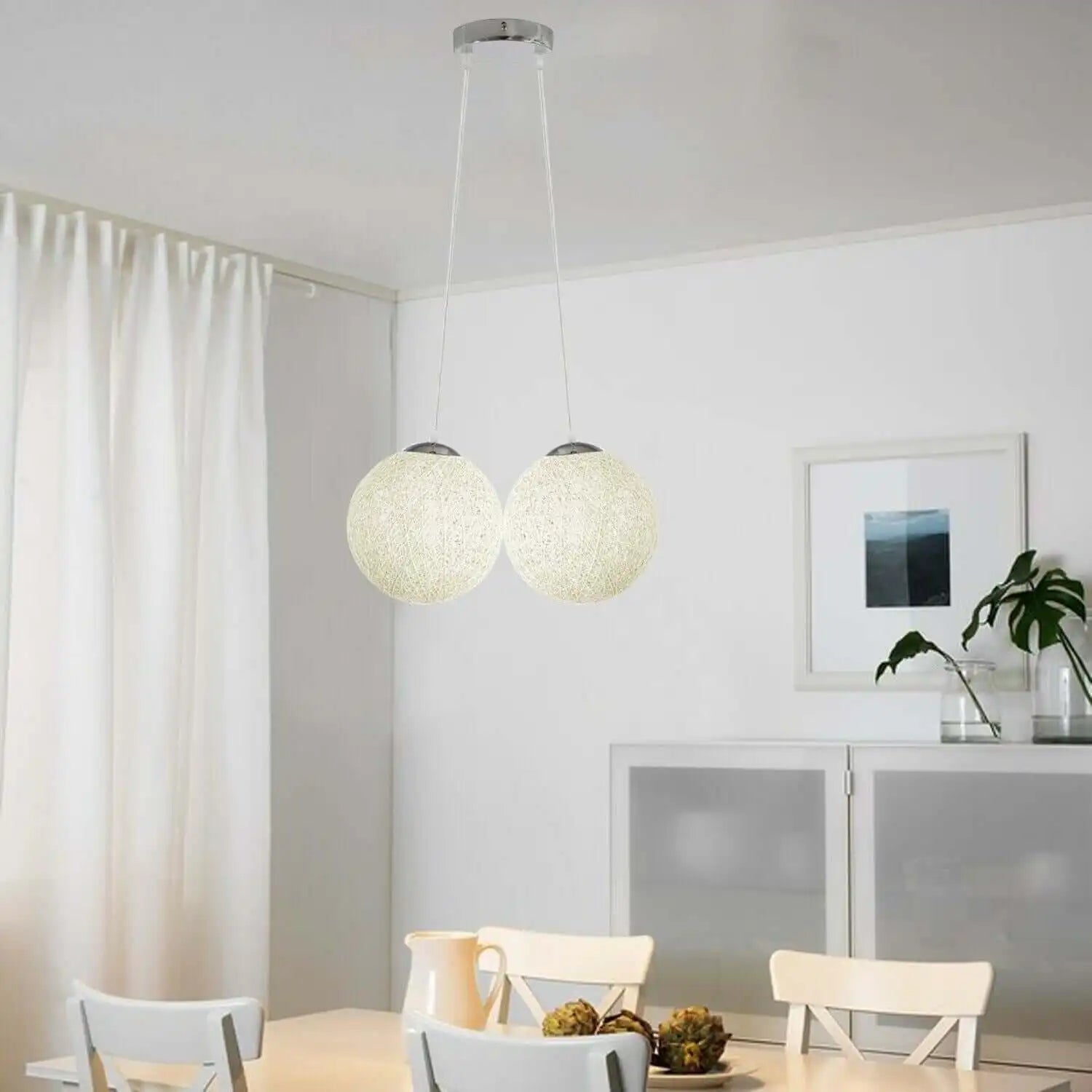 LEDSone Rattan Wicker Globe Pendant Light - 7 Colours Home & Garden > Lighting > Lighting Fixtures > Ceiling Light Fixtures > Bamboo Ceiling Lights > Rattan Ceiling Lights > Pendant Lights > Bamboo Lights emmy-jane-boutique.myshopify.com