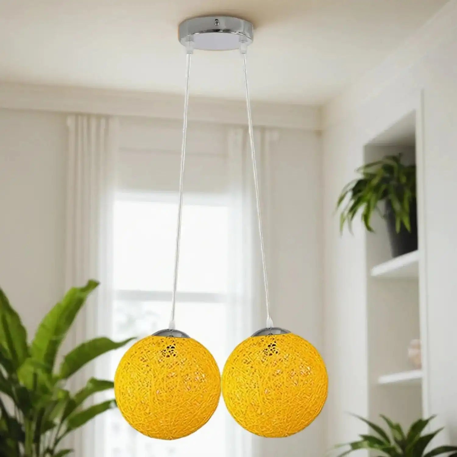 LEDSone Rattan Wicker Globe Pendant Light - 7 Colours Home & Garden > Lighting > Lighting Fixtures > Ceiling Light Fixtures > Bamboo Ceiling Lights > Rattan Ceiling Lights > Pendant Lights > Bamboo Lights emmy-jane-boutique.myshopify.com