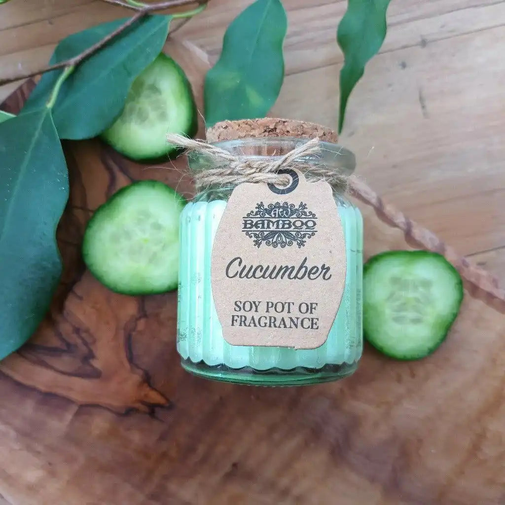 AW Bamboo Soy Wax Jar Candles - Set of 2 - Eco-Friendly Plastic Free Scented Candles Home & Garden > Decor > Home Fragrances > Candles > Soy Wax Candles > Eco-Friendly Candles emmy-jane-boutique.myshopify.com