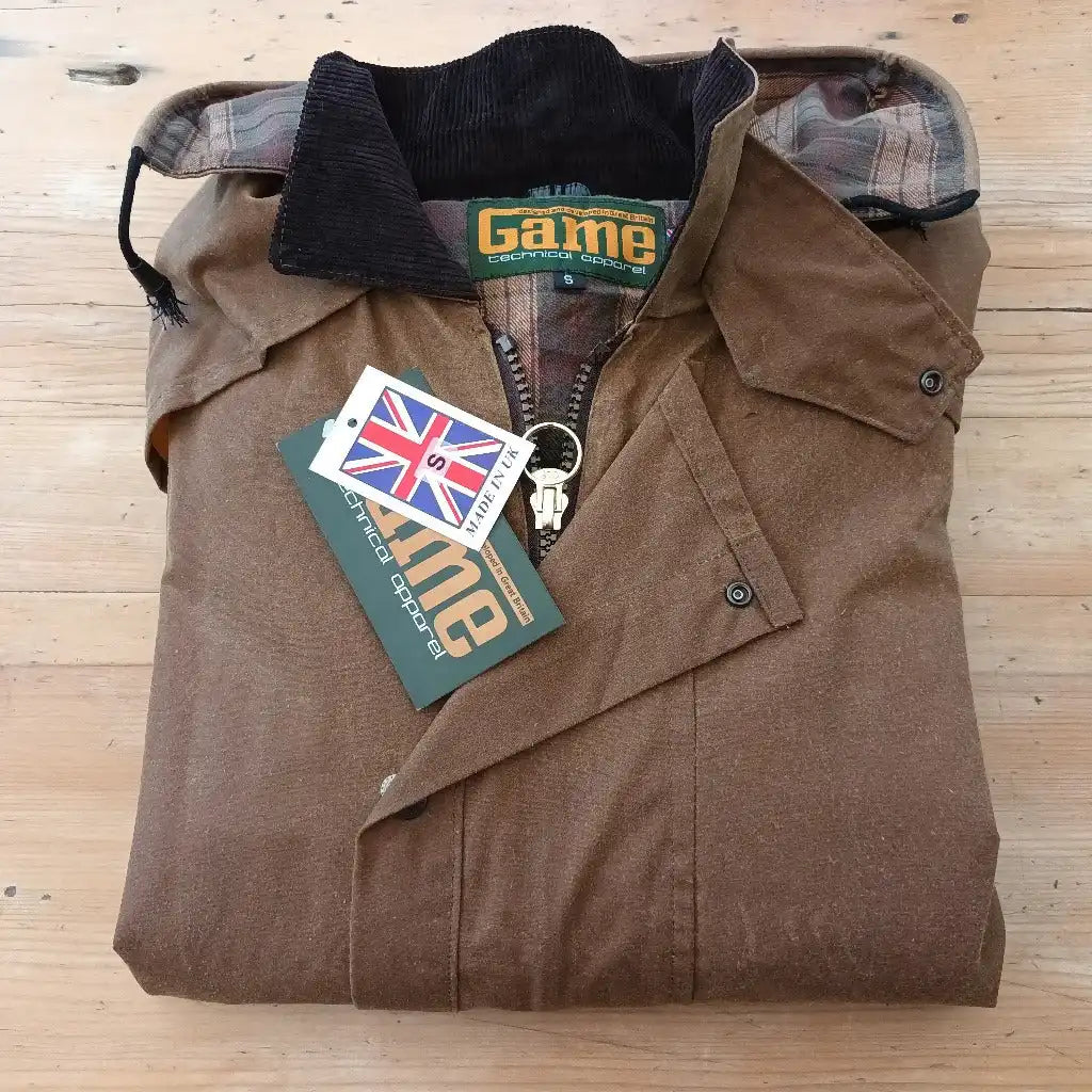 Game Long Wax Cape Coat - Game Waxed Stockman Jacket Apparel & Accessories > Clothing > Outerwear > Coats & Jackets > Long Cape Coat > Game Wax Stockman Jacket emmy-jane-boutique.myshopify.com