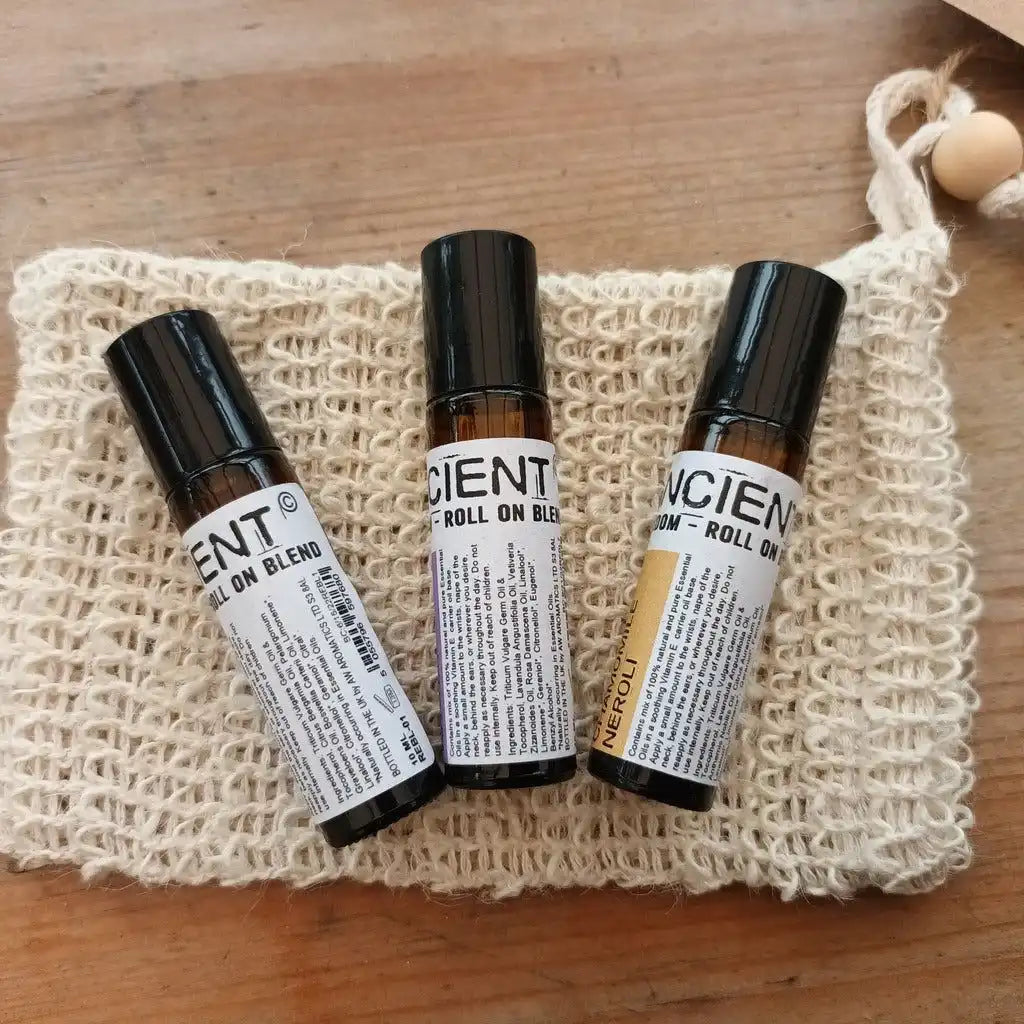 Ancient Wisdom Roll On Essential Oil Blends - Aromatherapy Oils - Ancient Wisdom Health & Beauty > Personal Care > Cosmetics > Perfume & Cologne > Roll On Essential Oil Blends > Aromatherapy Roll Ons emmy-jane-boutique.myshopify.com