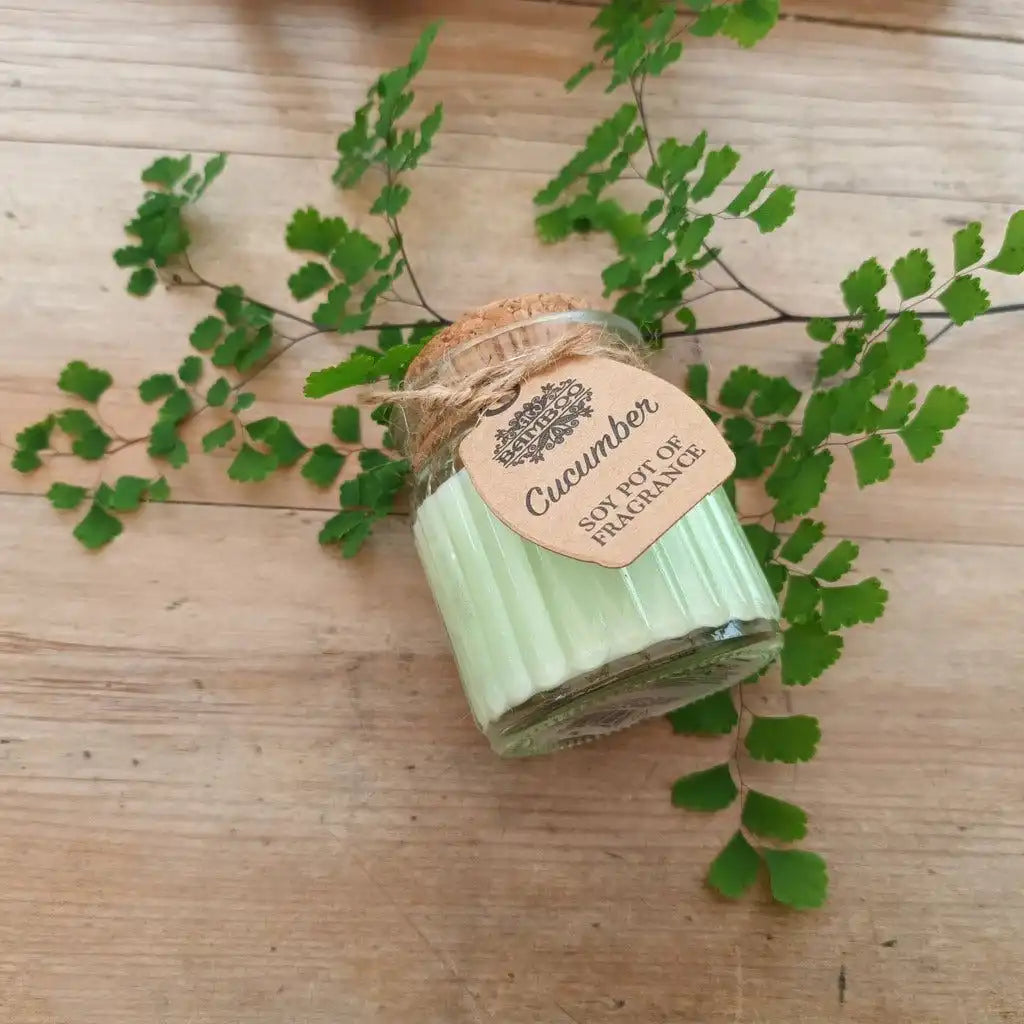 AW Bamboo Soy Wax Jar Candles - Set of 2 - Eco-Friendly Plastic Free Scented Candles Home & Garden > Decor > Home Fragrances > Candles > Soy Wax Candles > Eco-Friendly Candles emmy-jane-boutique.myshopify.com