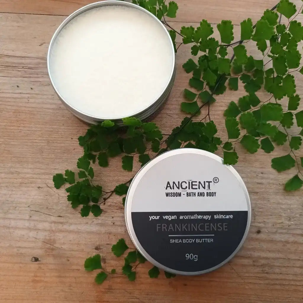 Ancient Wisdom Ancient Wisdom - Natural Aromatherapy Shea Body Butter - 90g - Vegan Friendly Health & Beauty > Personal Care > Cosmetics > Skin Care > Lotion & Moisturizer > Body Butter > Vegan Body Butter > Natural Aromatherapy Shea Body Butter emmy-jane-boutique.myshopify.com