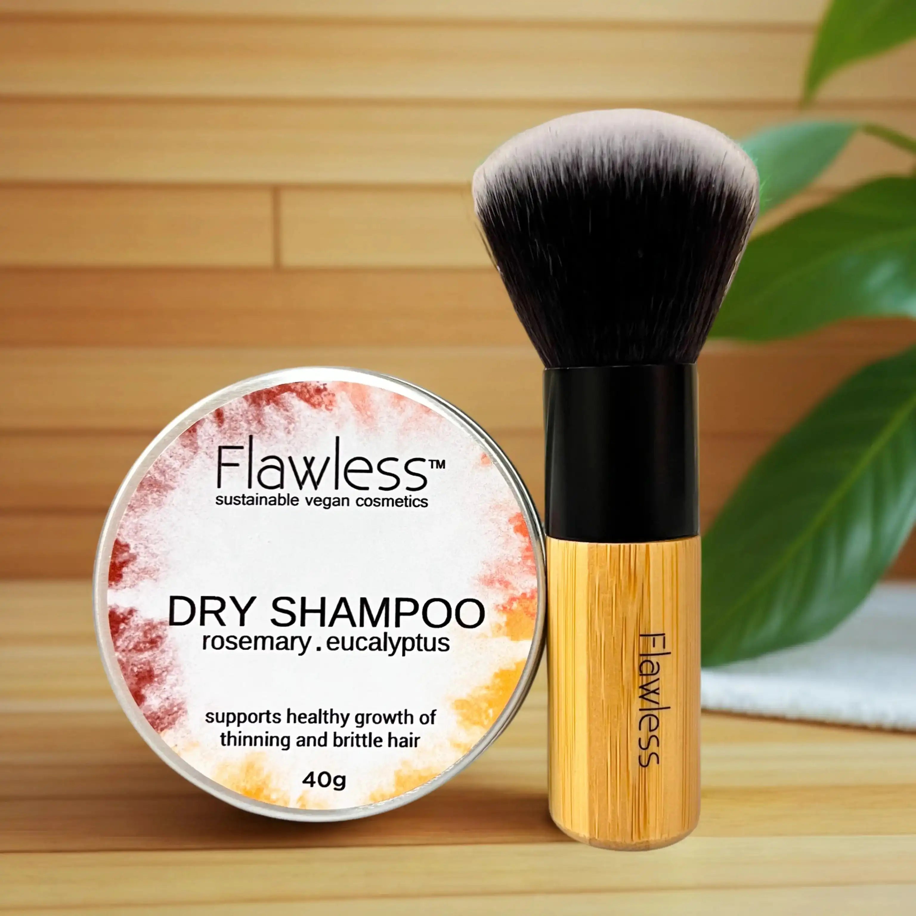 Flawless Dry Shampoo Rosemary & Eucalyptus - Plastic Free Cruelty Free Health & Beauty > Personal Care > Hair Care > Shampoo & Conditioner > Shampoo > Eco Friendly Shampoo > Plastic-free Shampoo > Dry Shampoo Rosemary and Eucalyptus emmy-jane-boutique.myshopify.com