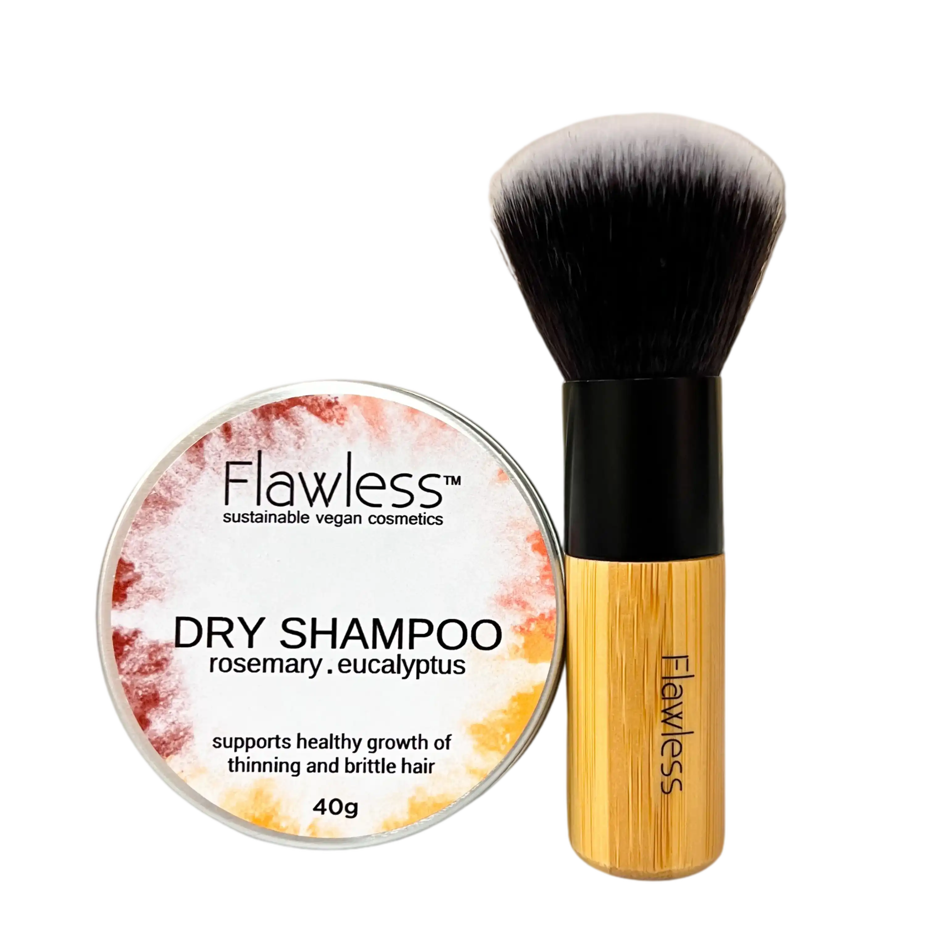 Flawless Dry Shampoo Rosemary & Eucalyptus - Plastic Free Cruelty Free Health & Beauty > Personal Care > Hair Care > Shampoo & Conditioner > Shampoo > Eco Friendly Shampoo > Plastic-free Shampoo > Dry Shampoo Rosemary and Eucalyptus emmy-jane-boutique.myshopify.com