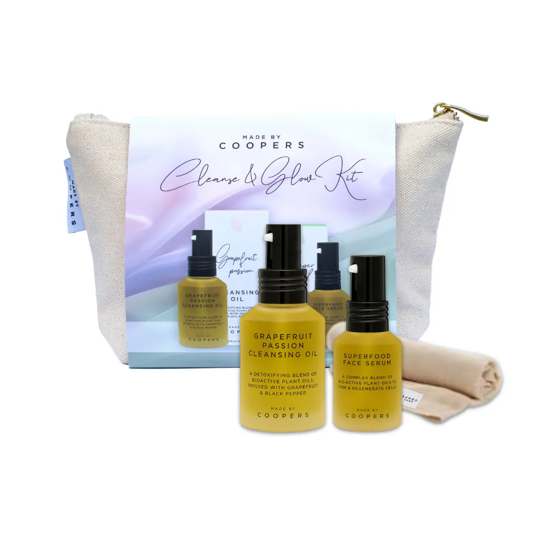 Made By Coopers Skincare Gift Set- Natural Cleanse & Glow Kit Health & Beauty > Personal Care > Cosmetics > Skin Care > Lotion & Moisturizer > Skin Care Kits > Skincare Gift Sets > Natural Skincare Gift Set emmy-jane-boutique.myshopify.com