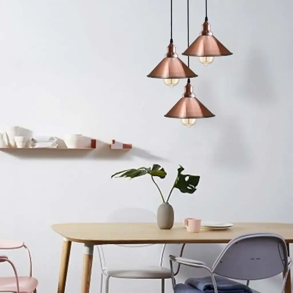 LEDSone Pendant Light Industrial Vintage Hanging Lamp - 3 Cluster Ceiling Light Home & Garden > Lighting > Lighting Fixtures > Ceiling Light Fixtures emmy-jane-boutique.myshopify.com