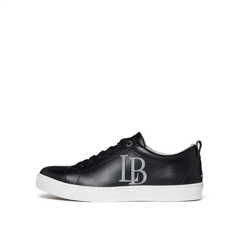 LaBante London Vegan Leather Trainers - LB Black Apple Leather Sneakers for Women Apparel & Accessories > Shoes > Womens Sneakers > Vegan Leather Trainers > LB Black Apple Leather Sneakers for Women emmy-jane-boutique.myshopify.com