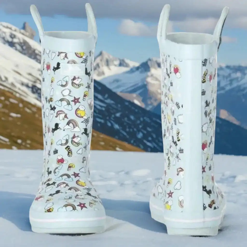 Trespass Childs Welly Boots - Trespass Unicorn Kids Outdoor Waterproof Rubber Wellies Apparel & Accessories > Shoes > boots > Childrens Boots > Kids Wellington Boots > Childs Wellies > Unicorn Wellies emmy-jane-boutique.myshopify.com