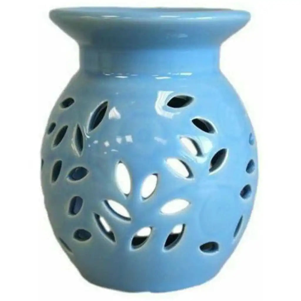 Emmy Jane Classic Ceramic Oil Burners - Floral Design - Choice of 5 Colours Home & Garden > Decor > Home Fragrance Accessories > Aroma Diffusers > Ceramic Oil Burners emmy-jane-boutique.myshopify.com
