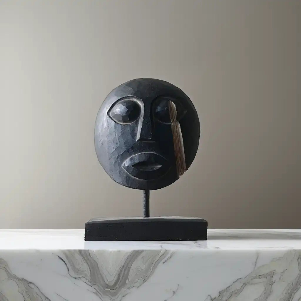 Ancient Wisdom Wooden Carved Decorative Ornaments - Timor Tribal Decorative Mask Home & Garden > Decor > Artwork > Sculptures & Statues > Wooden Carved Decorative Ornaments > Timor Tribal Decorative Masks emmy-jane-boutique.myshopify.com