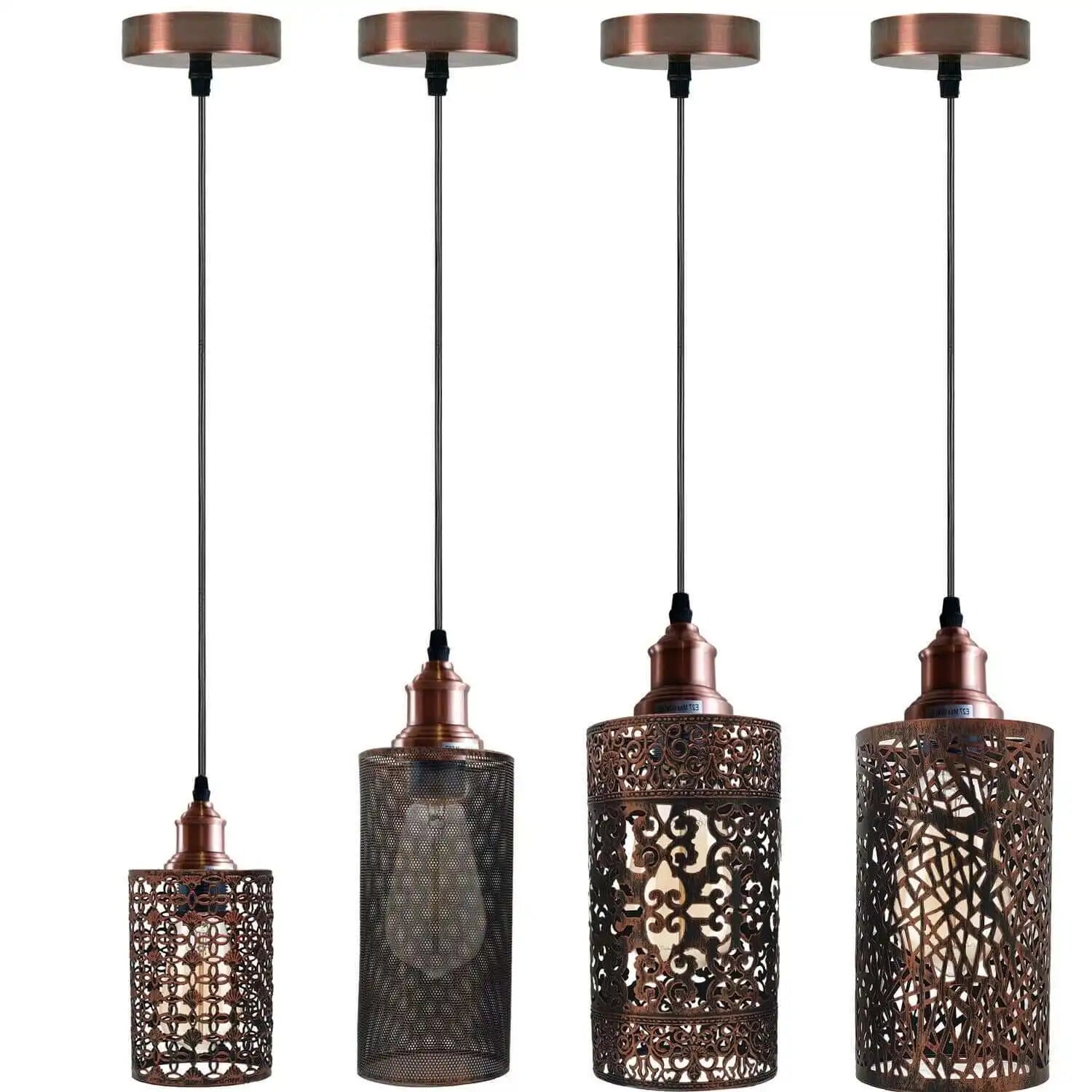 LEDSone Modern Metal Cage Pendant Light with Adjustable Cable Home & Garden > Lighting > Lighting Fixtures > Ceiling Light Fixtures > Ceiling Lights > Metal Ceiling Lights > Pendant Lights emmy-jane-boutique.myshopify.com