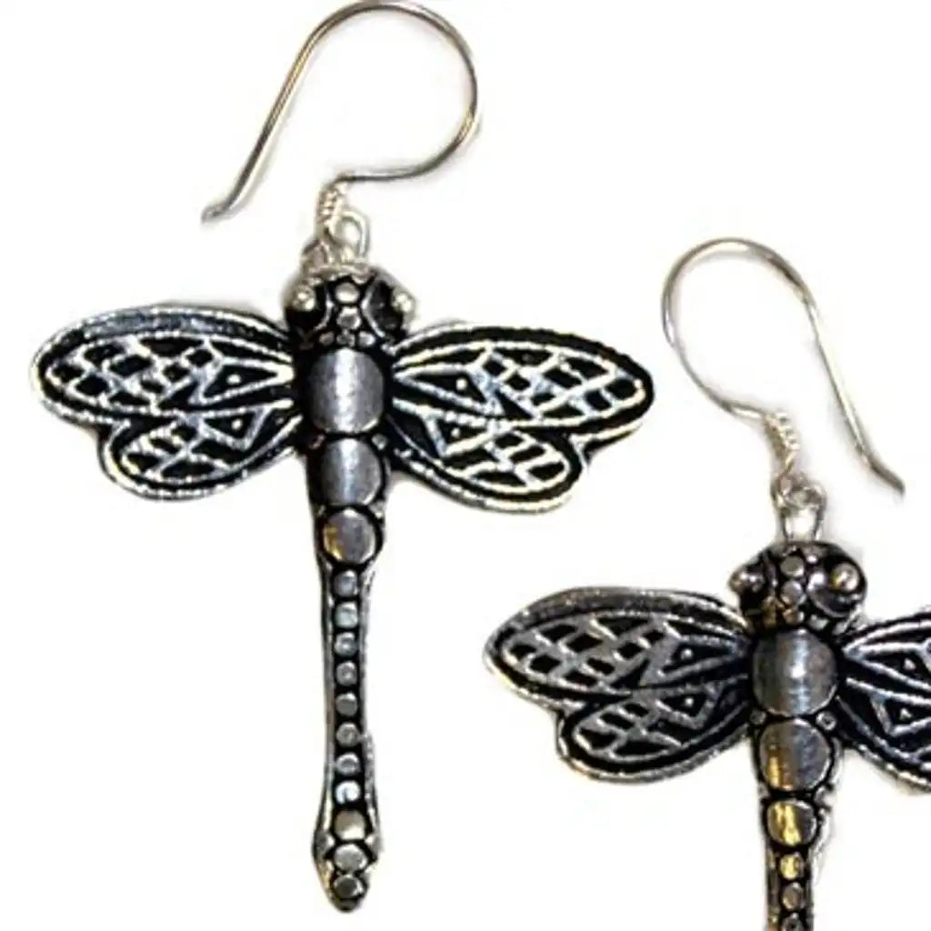 Emmy Jane Silver Earrings - Dragonflies -925 Sterling Silver - Made in Thailand Apparel & Accessories > Jewelry > Womens Earrings > Drop Earrings > Silver Dragonfly Earrings emmy-jane-boutique.myshopify.com