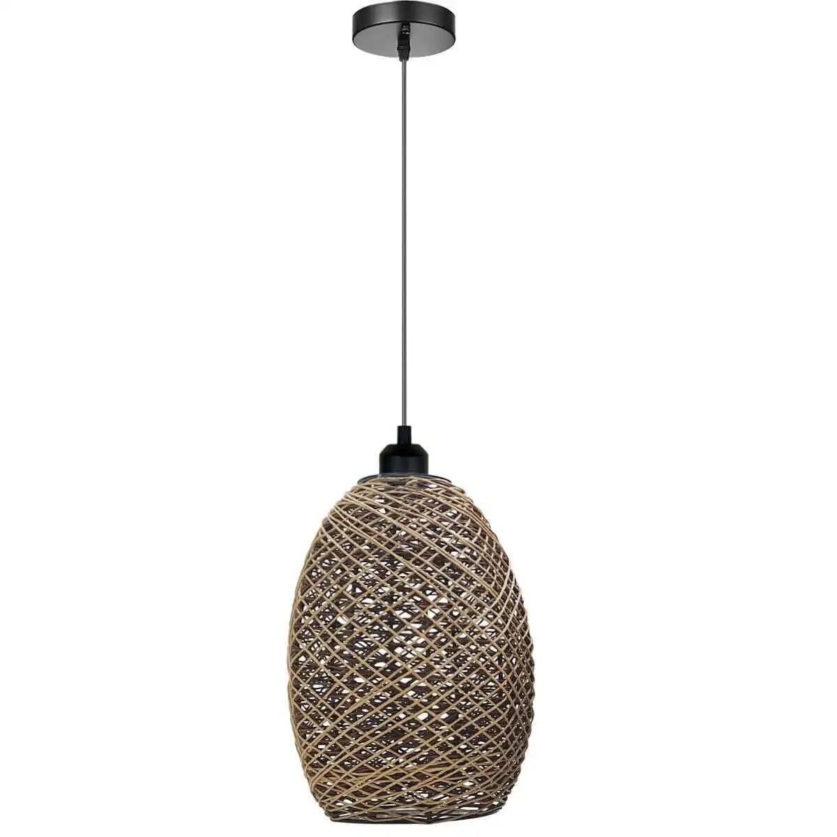 LEDSone Antique Rattan Wicker Ceiling Pendant Light Shade Home & Garden > Lighting > Lighting Fixtures > Ceiling Light Fixtures > Wicker Ceiling Lights > Rattan Ceiling Lights > Pendant Lights > Rattan Lights emmy-jane-boutique.myshopify.com