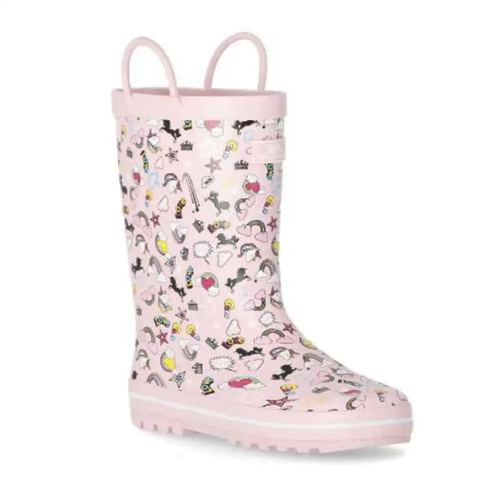 Trespass Childs Welly Boots - Trespass Unicorn Kids Outdoor Waterproof Rubber Wellies Apparel & Accessories > Shoes > boots > Childrens Boots > Kids Wellington Boots > Childs Wellies > Unicorn Wellies emmy-jane-boutique.myshopify.com