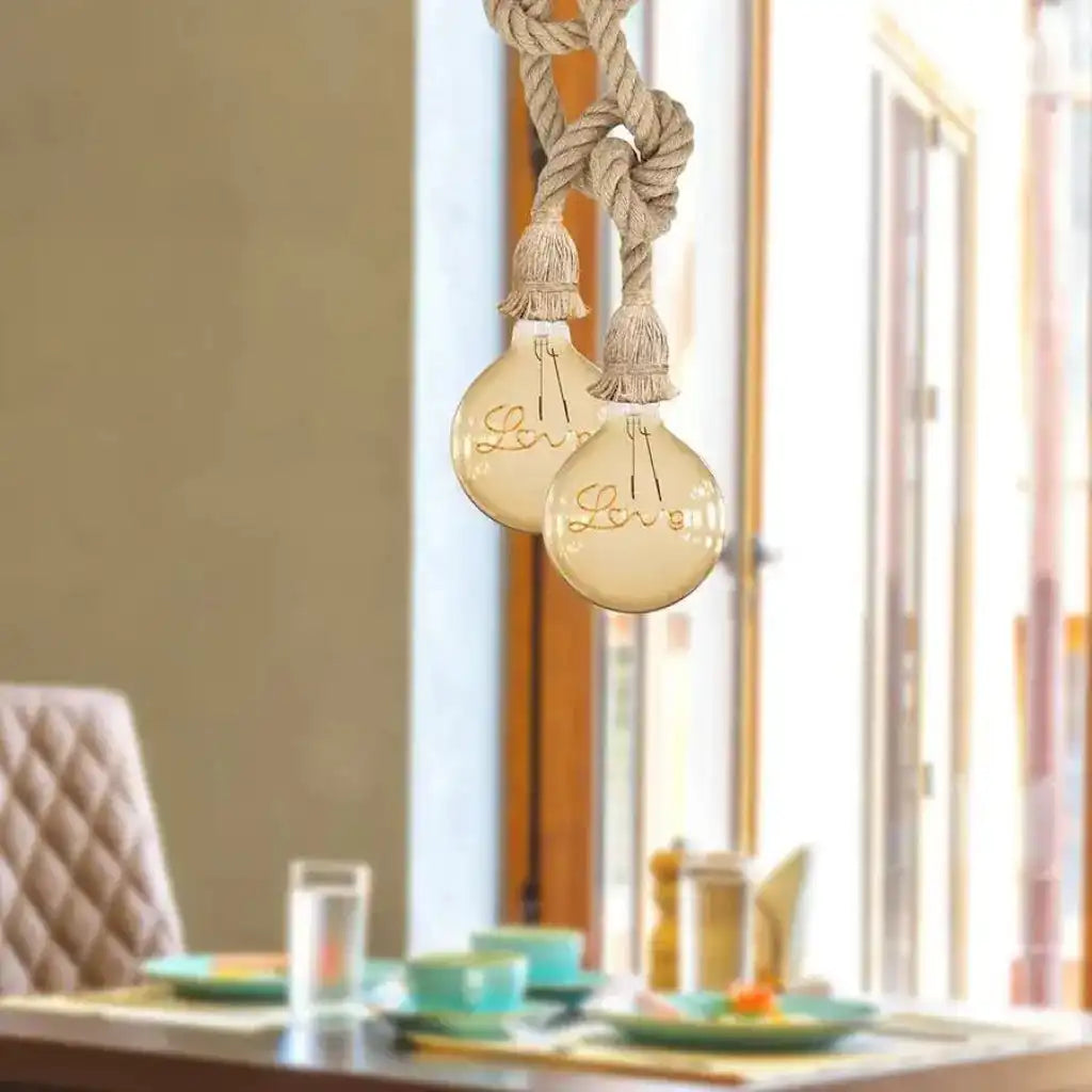 LEDSone Modern Hemp Rope Hanging Pendant Lights Home & Garden > Lighting > Lighting Fixtures > Ceiling Light Fixtures > Modern Hemp Rope Lights > Hanging Pendant Lights emmy-jane-boutique.myshopify.com