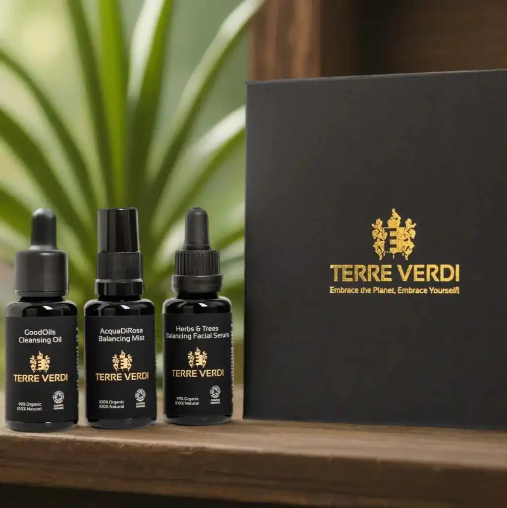Terre Verdi Organic Skincare The Balancing Box – Organic Skincare Gift Set Health & Beauty > Personal Care > Cosmetics > Skin Care > Acne Treatments & Kits emmy-jane-boutique.myshopify.com