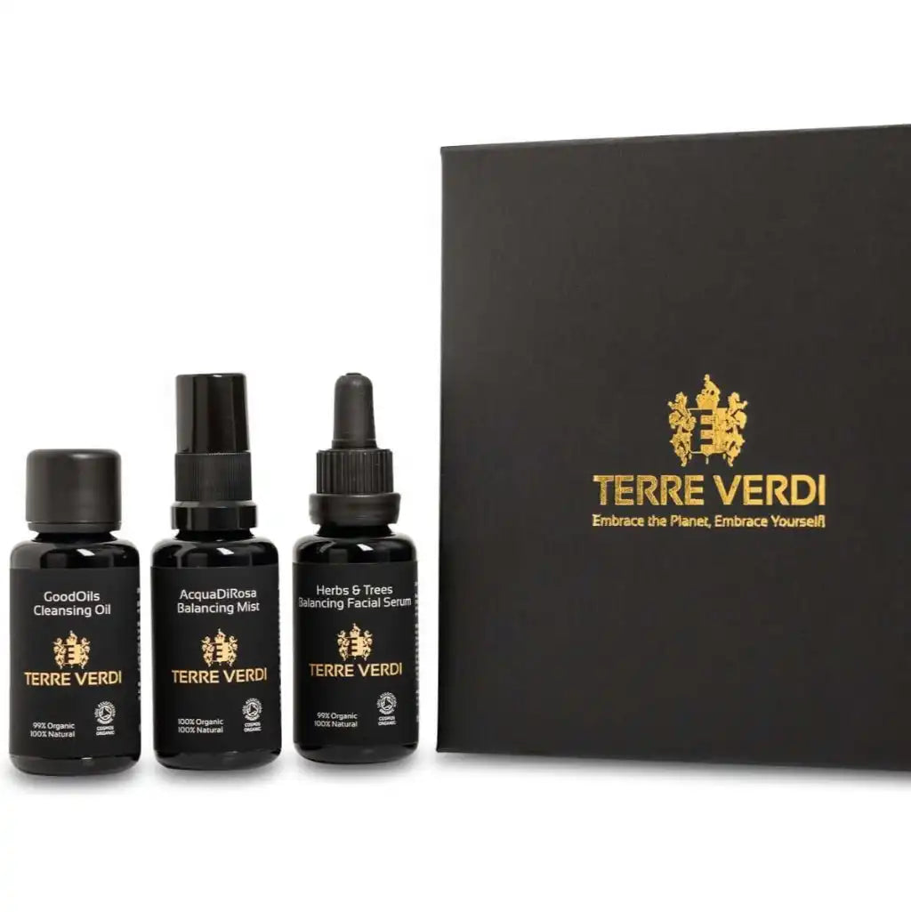 Terre Verdi Organic Skincare The Balancing Box – Organic Skincare Gift Set Health & Beauty > Personal Care > Cosmetics > Skin Care > Acne Treatments & Kits emmy-jane-boutique.myshopify.com