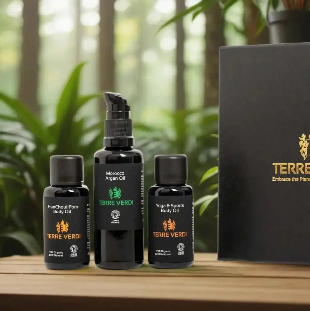 Terre Verdi Organic Skincare The Face & Body Oil Box – Organic Bodycare Gift Set Health & Beauty > Personal Care > Cosmetics > Skin Care > Gift Sets > Bath and Body Gift Set > Luxury Skincare Gift set emmy-jane-boutique.myshopify.com