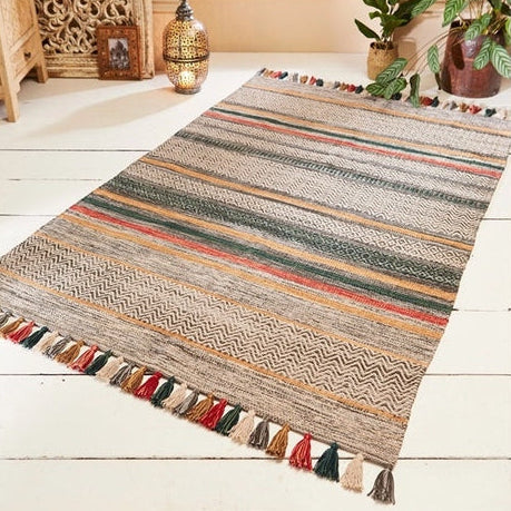 Indian cotton rug