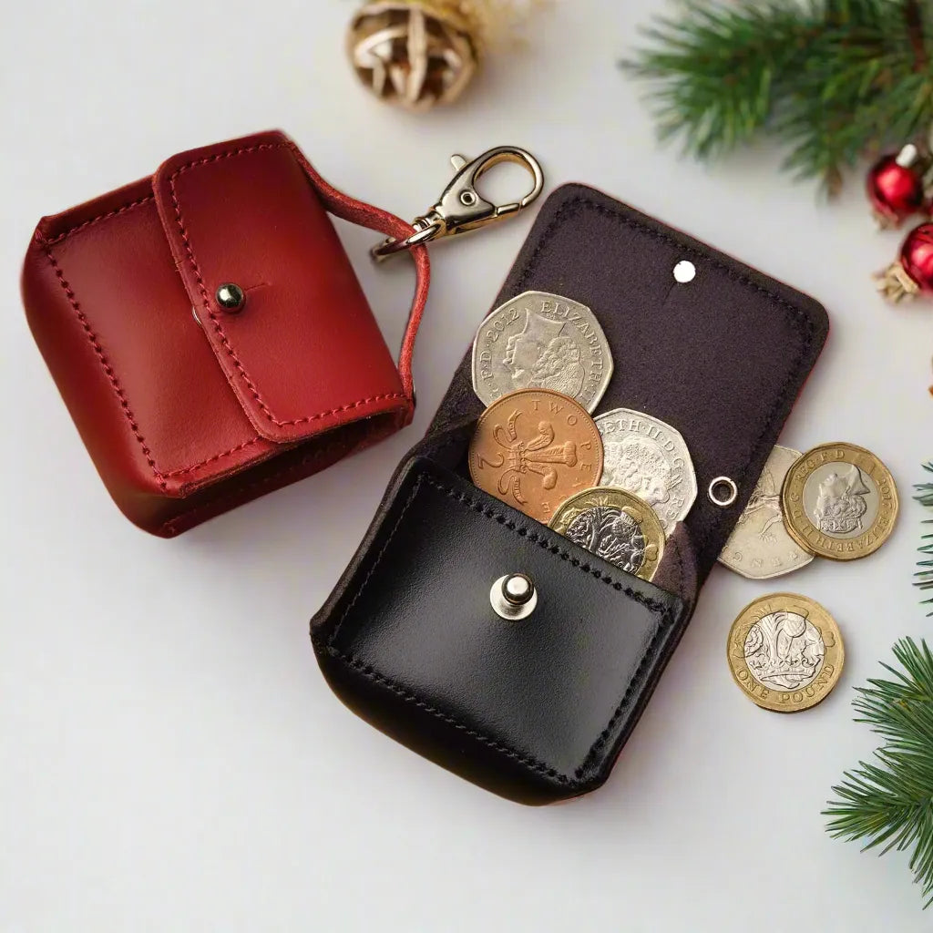 Zatchels Handmade Mini bag charm - Red Leather bag charm emmy-jane-boutique.myshopify.com