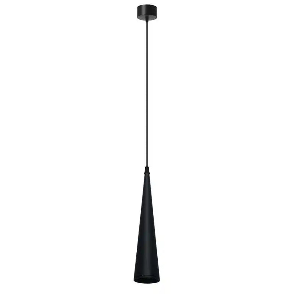 LEDSone UK Ltd Long Cone Pendant Light Black Tube Conical Ceiling Hanging Light ~4594 pendant lightss emmy-jane-boutique.myshopify.com