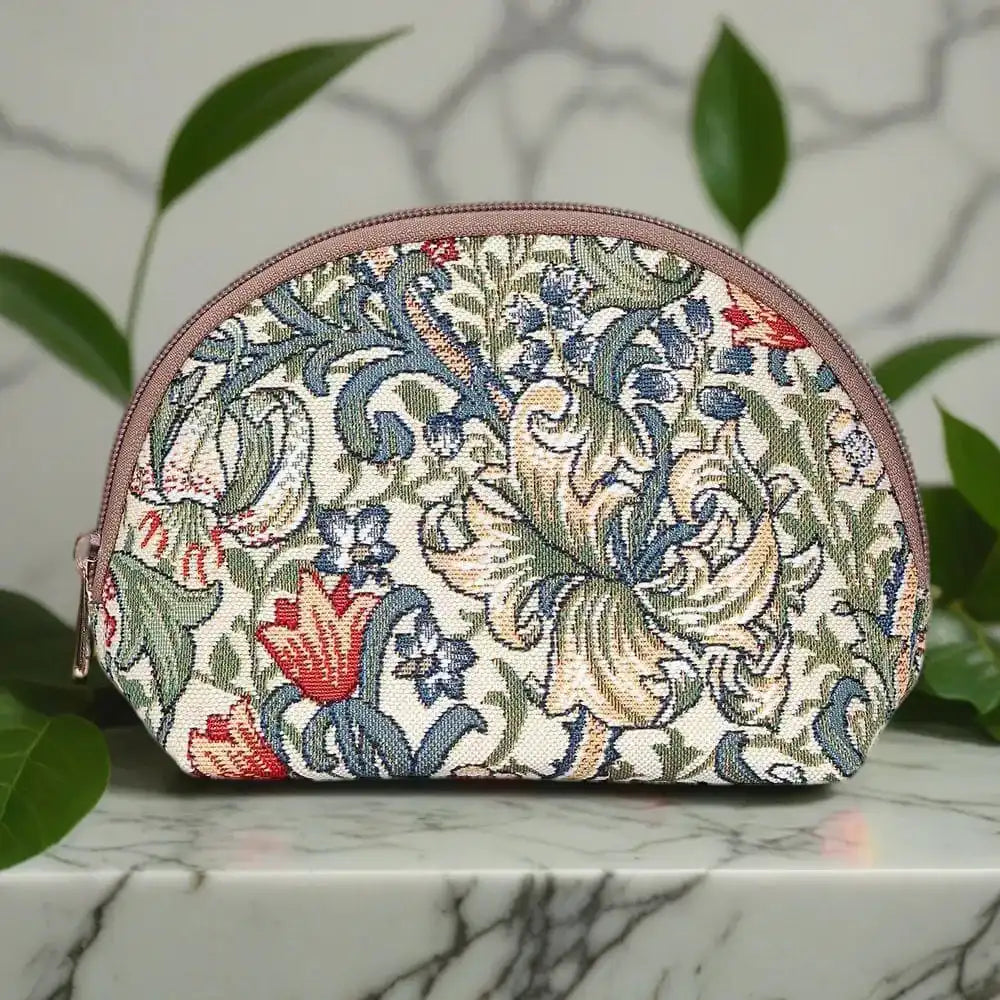 Signare Tapestry William Morris Golden Lily - Cosmetic Bag Apparel & Accessories > Handbags, Wallets & Cases > Make-up & Cosmetic Bags > William Morris Golden Lily Toiletry bags emmy-jane-boutique.myshopify.com