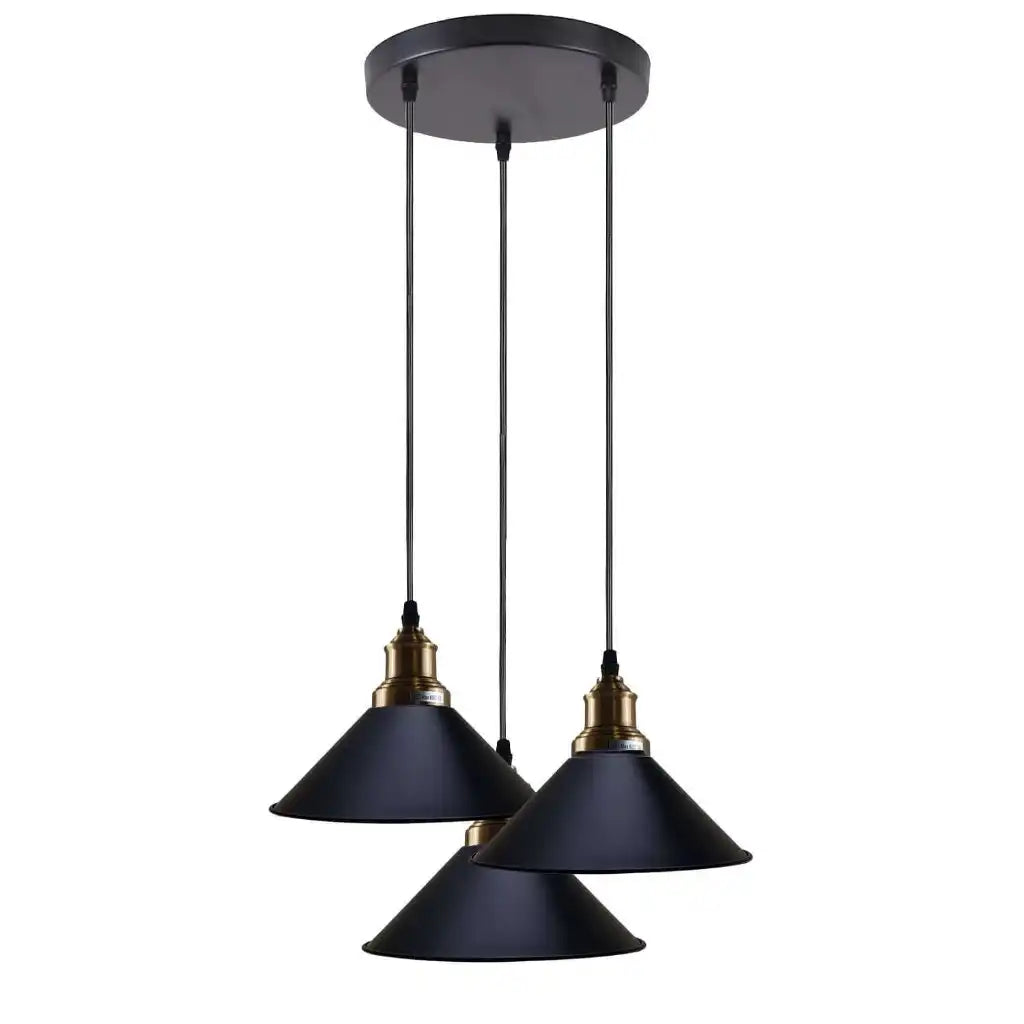 LEDSone Pendant Light Industrial Vintage Hanging Lamp - 3 Cluster Ceiling Light Home & Garden > Lighting > Lighting Fixtures > Ceiling Light Fixtures emmy-jane-boutique.myshopify.com