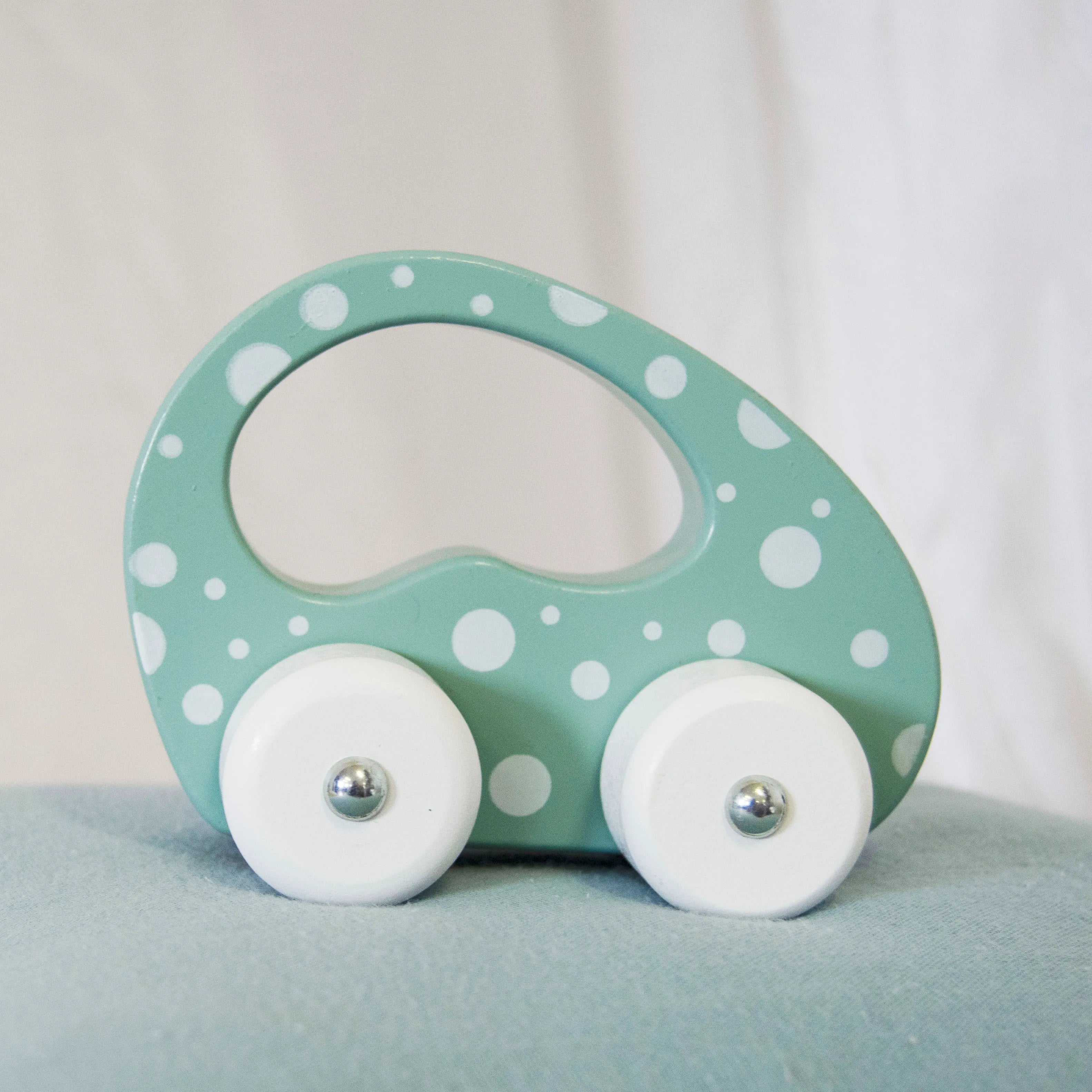 Baby&More Chunky Wooden Toy Car - 12 Months + Yellow Pink Peach Toys & Games > Toys > Play Vehicles > Toy Cars > Wooden Toy Cars emmy-jane-boutique.myshopify.com