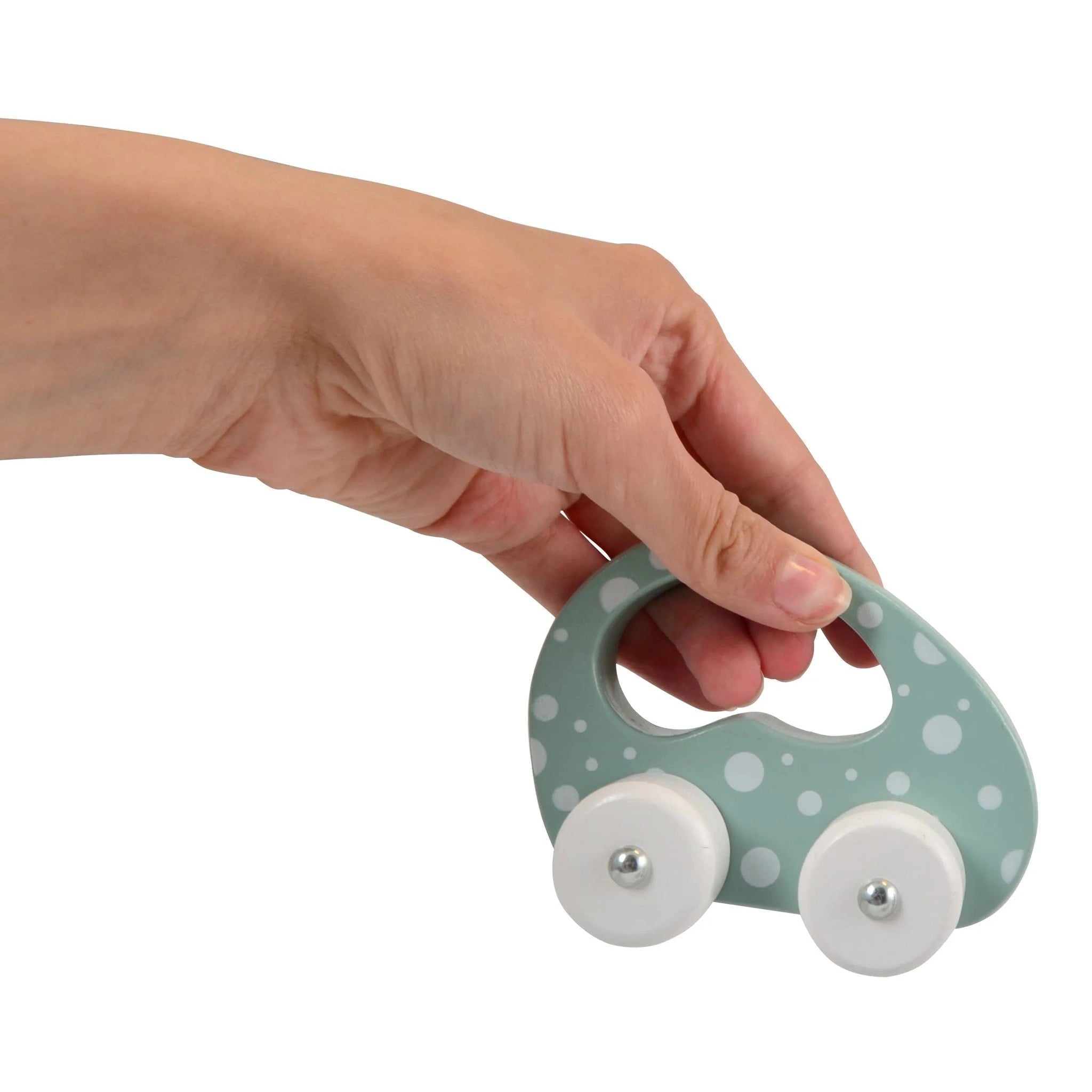 Baby&More Chunky Wooden Toy Car - 12 Months + Yellow Pink Peach Toys & Games > Toys > Play Vehicles > Toy Cars > Wooden Toy Cars emmy-jane-boutique.myshopify.com