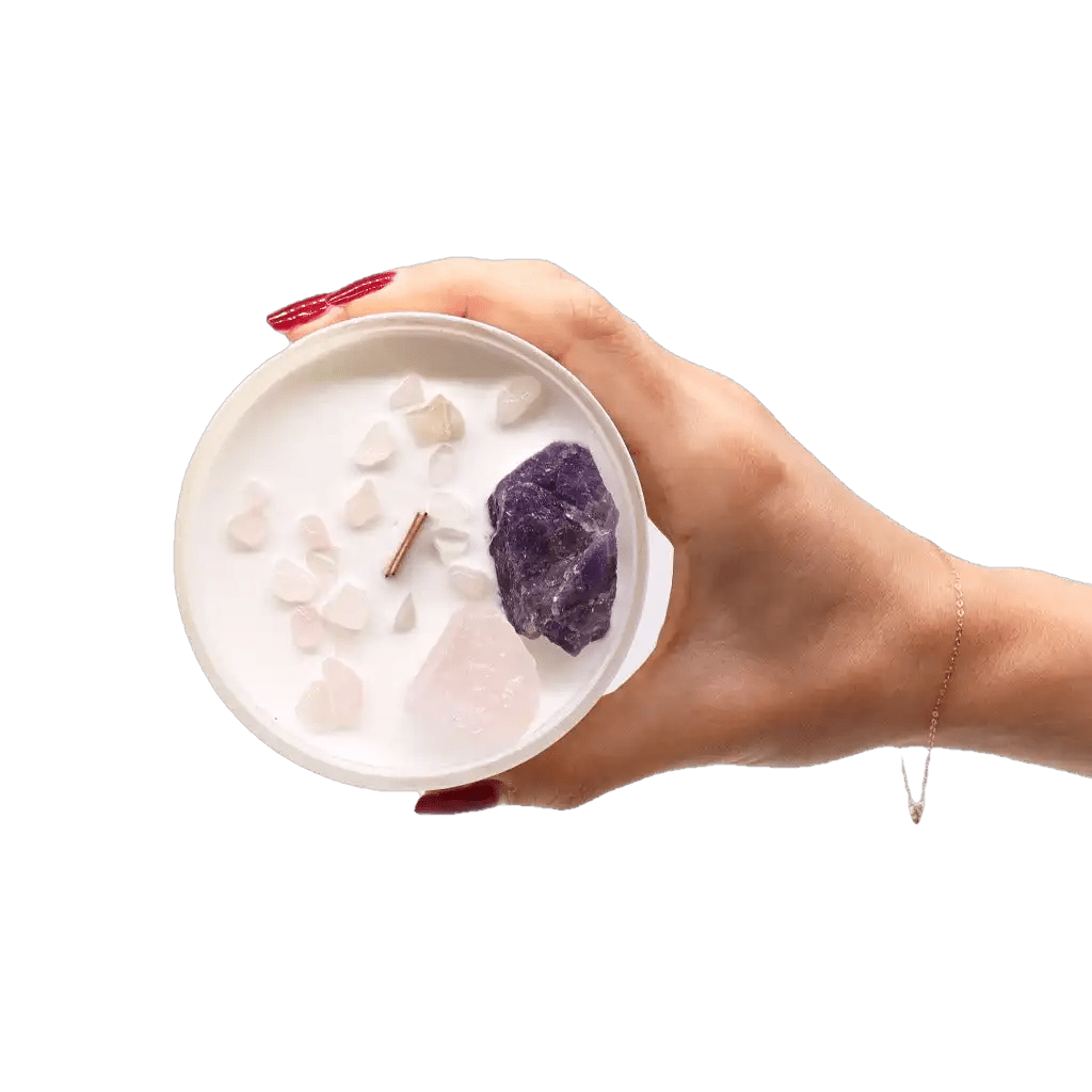 Ancient Wisdom Crystal Candles - Chakra - Scented Soy Wax Jar Candles Infused With Gemstones Home & Garden > Decor > Home Fragrances > Candles > Gemstone Candles > Crystal Candles > Chakra Candles > Scented Soy Wax Jar Candles Infused With Gemstones emmy-jane-boutique.myshopify.com