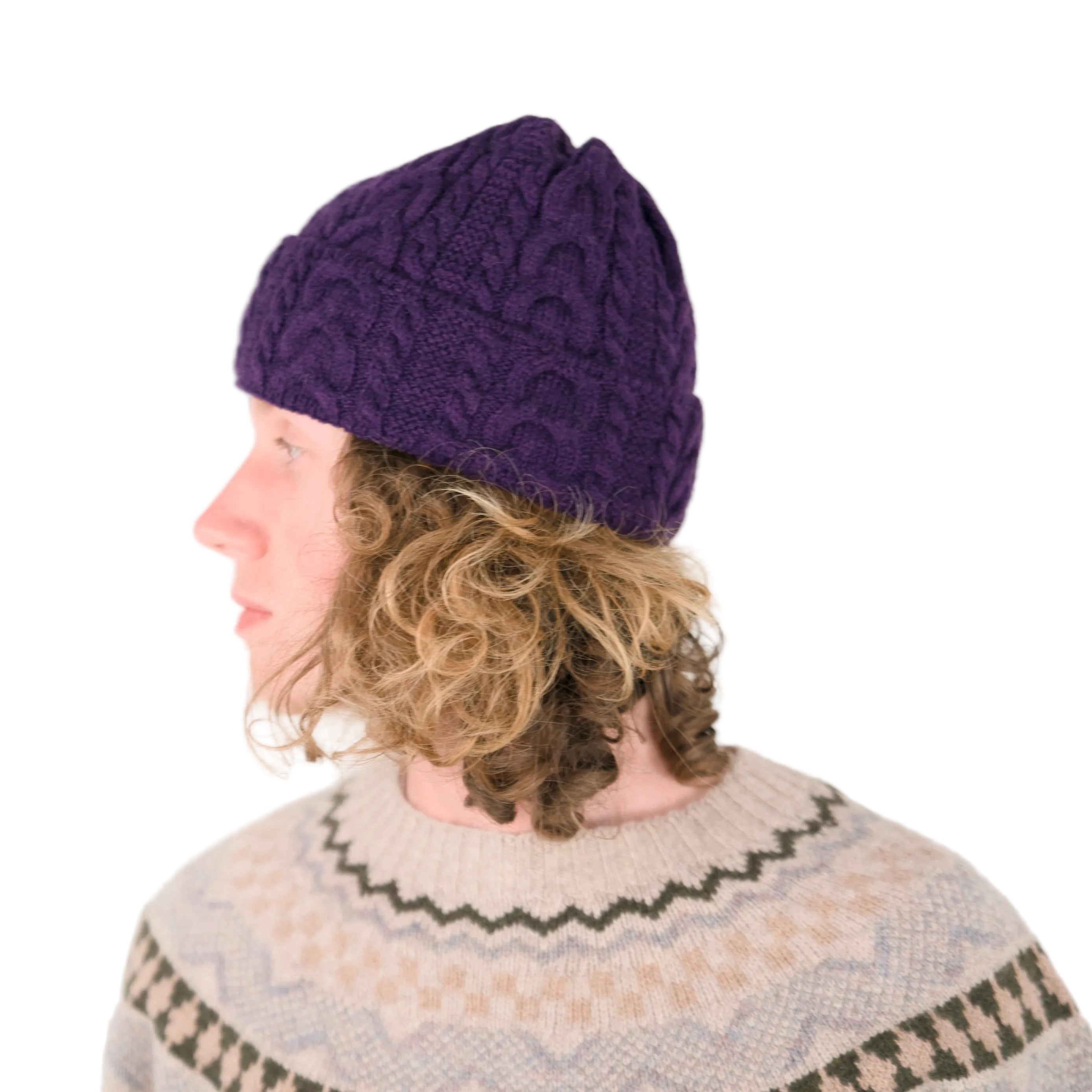 Origin Knitwear Merino - Abbey Hat - Pupura Hats emmy-jane-boutique.myshopify.com