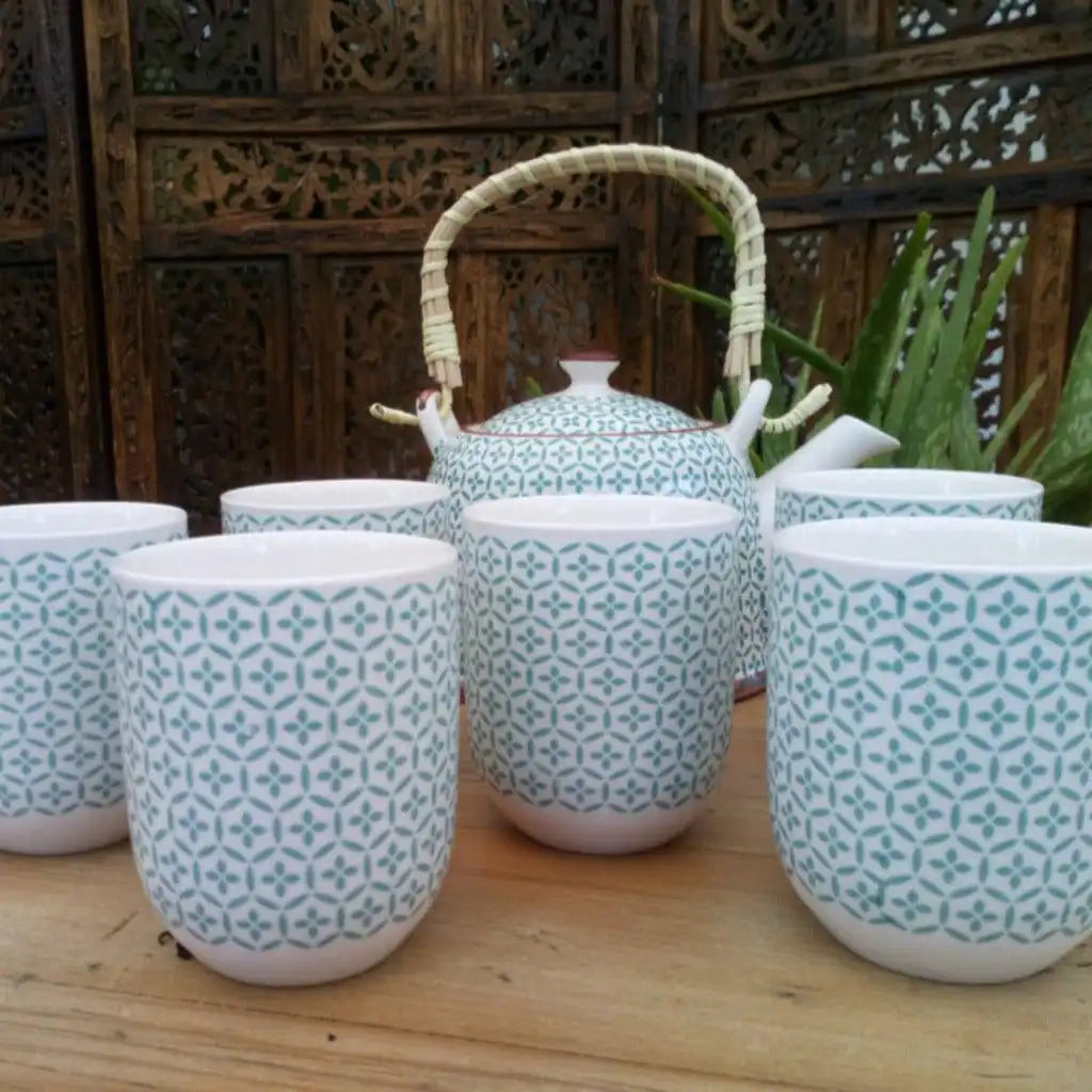 Emmy Jane Herbal Teapot Set with Cups - Ceramic - 6 Designs - Great House Warming Gift Home & Garden > Kitchen & Dining > Tableware > Coffee & Tea Sets > Herbal Teapot Sets emmy-jane-boutique.myshopify.com