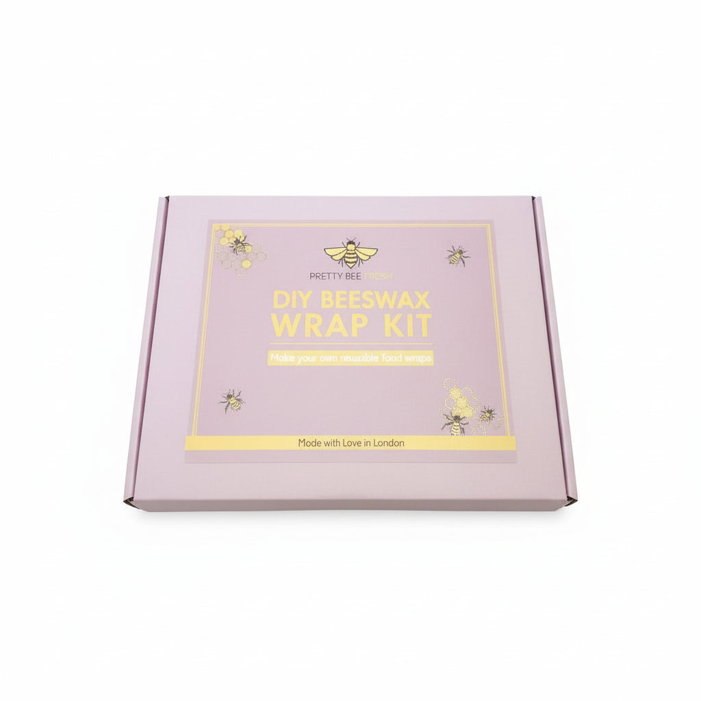 Pretty Bee Fresh Pretty Bee Fresh - Eco Friendly Plastic Free DIY Beeswax Wrap Kit - Gift Set 505370 - Arts & Entertainment > Hobbies & Creative Arts > Arts & Crafts > Art & Craft Kits > Beeswax Wrap Kits emmy-jane-boutique.myshopify.com