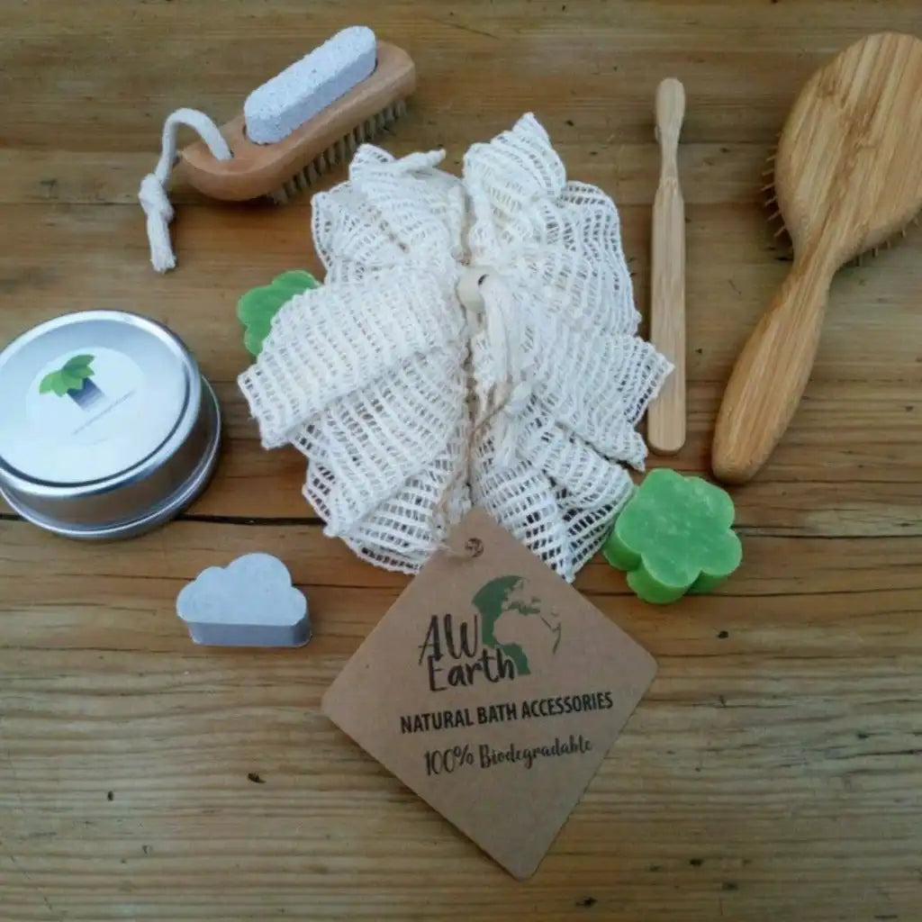 AWEarth AW Earth - Eco Friendly Biodegradable Nature Bath & Shower Scrunchy - Rami Health & Beauty > Personal Care > Cosmetics > Bath & Body > Bath Sponges & Loofahs > Eco-Friendly Body Scrubs & Sponges emmy-jane-boutique.myshopify.com