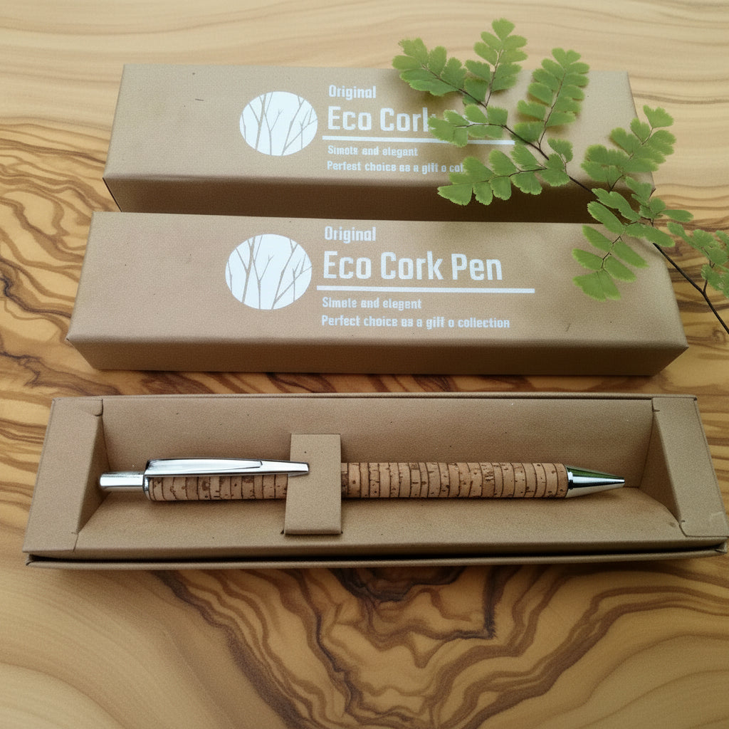 Ecolif3 Ecolif3 - Sustainable Eco Cork Pen in Gift Box with Refill 6065 - Office Supplies > Office Instruments > Writing & Drawing Instruments > Pens & Pencils > Gift Sets > Eco Cork Pens emmy-jane-boutique.myshopify.com