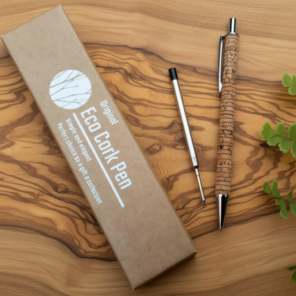 Ecolif3 Ecolif3 - Sustainable Eco Cork Pen in Gift Box with Refill 6065 - Office Supplies > Office Instruments > Writing & Drawing Instruments > Pens & Pencils > Gift Sets > Eco Cork Pens emmy-jane-boutique.myshopify.com