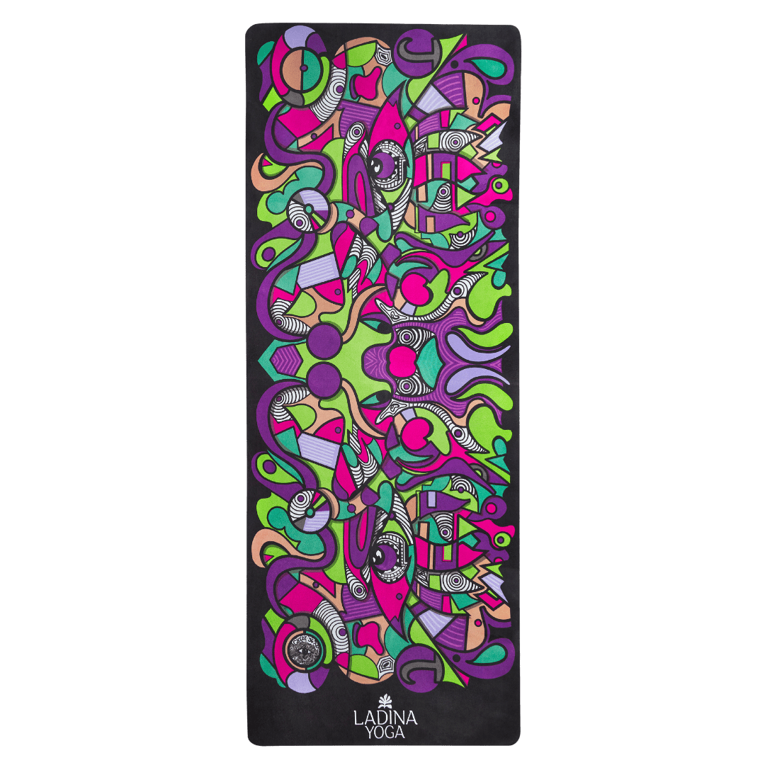 Non Slip Travel Yoga Mat with Strap and Bag