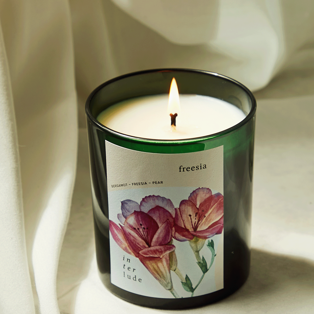 freesia scented candle