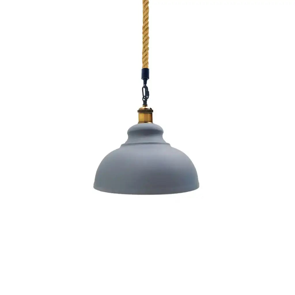 LEDSone Vintage Rope Hanging Lamp - Grey Industrial Pendant Light Home & Garden > Lighting > Lighting Fixtures > Ceiling Light Fixtures > Grey Ceiling Lights > Retro Industrial Ceiling Pendant Lights > Vintage Rope Hanging Lamp > Grey Industrial Pendant Light emmy-jane-boutique.myshopify.com