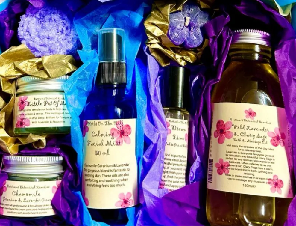 LoveHerbsOnTheHill Gifts for Sleep - Sleep Easy Box Set - Better Sleep Gift Set Health & Beauty > Personal Care > Cosmetics > Bath & Body Gift Baskets > Bath and Body Sets > Gifts for Sleep > Sleep Easy Box Set > Better Sleep Gift Set emmy-jane-boutique.myshopify.com